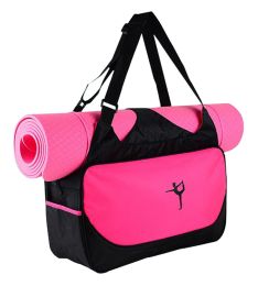 Multifunction Yoga Mat Tote Bag: Lightweight, Durable, Breathable Pouch[Red]