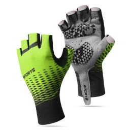 Cycling Gloves, Half-Finger Workout Gloves for Men Women