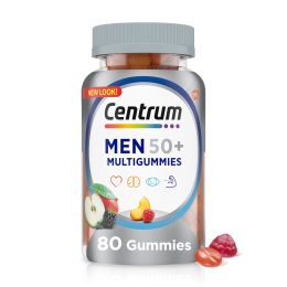 Centrum Multigummies Multivitamin for Men 50 Plus Gummies;  80 Count