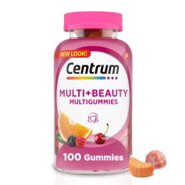 Centrum Multi Plus Beauty Women's Multivitamin Gummies;  100 Count
