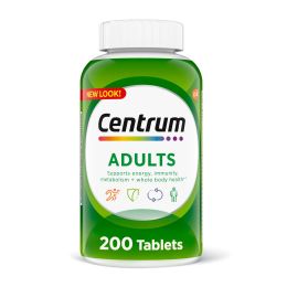 Centrum Adult Multivitamin/Multimineral Supplement;  200 Count