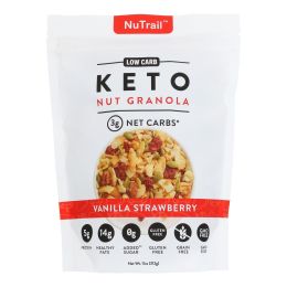 Nutrail - Granola Keto Vanilla Straw - Case of 6-11 OZ
