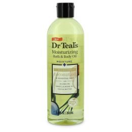 Dr Teal's Moisturizing Bath & Body Oil by Dr Teal's Nourishing Coconut Oil with Essensial Oils, Jojoba Oil, Sweet Almond Oil and Cocoa Butter 8.8 oz