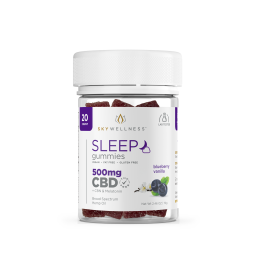 Sky Wellness CBD Sleep Gummies 500mg 20ct + CBN + Melatonin