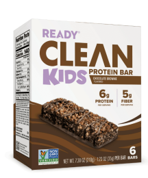 Ready Clean Kids Protein Bar, Chocolate Brownie, 6 Count