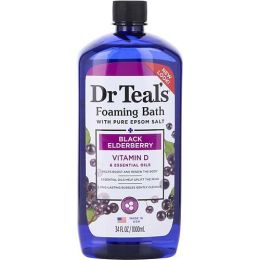 Dr. Teal's by Dr. Teal's Foaming Bath with Pure Epsom Salt Elderberry --1000ml/34oz