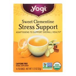 Yogi - Tea Clementine Stress - Case of 6 - 16 BAG
