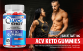 Quick Shot Keto Gummies; QuickShot ACV Gummie; Weight Loss Formula; 60 ct