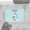 Downward Facing Dog Yoga Bath Mat