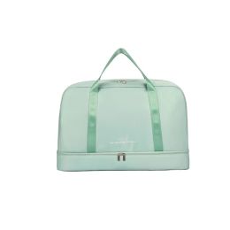 Women's Expandable Travel Bag Yoga Gym Handbag for Airplane, Sports (Color: Green)