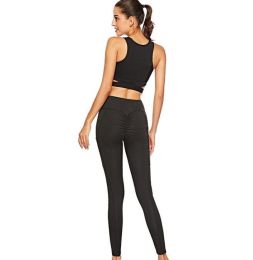 Womens Leggings High Waist Side Pockets Yoga Leggings Workout Tights (Color: colorful, size: L)
