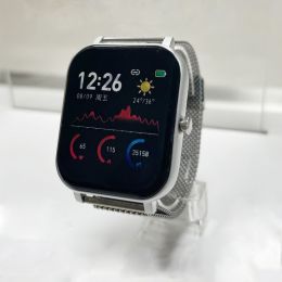 H10 smart watch Bluetooth call bracelet Heart rate Blood pressure Sports Health P8 smart watch (Color: Silver steel)