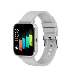 H10 smart watch Bluetooth call bracelet Heart rate Blood pressure Sports Health P8 smart watch (Color: silver gray)