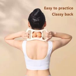 Soft Yoga Ring Magic Cycle Pilates Roller Back Tensioner Shoulder Neck Yoga Fitness Skinny Calf Fitness Artifact Fascia Massage (Color: orange)