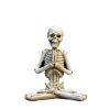Bone Stretchers Skeletons in Yoga Poses Decorative Statue Set