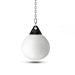 Home Gym 21 Inch Water Punching Bag with Adjustable Metal Chain (type: Exercise & Fitness, Color: White)