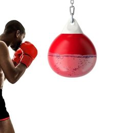 Home Gym 18 Inch Water Punching Bag with Adjustable Metal Chain (type: Exercise & Fitness, Color: Red)