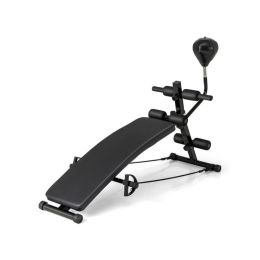 Adjustable Decline Sit Up Bench for Exercise for Home Gym (type: Style B, Color: Black)