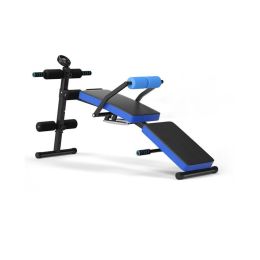 Multi-Position Adjustable Strength Training Bench for Home Gym (type: Exercise & Fitness, Color: Blue)