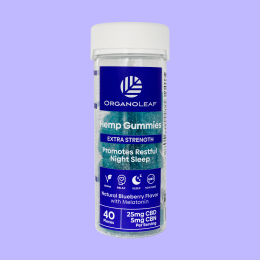 Hemp Gummies 1000 mg (40 Pieces) (Flavor: Blueberry - Relaxation & Sleep Support)