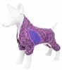 Pet Life Active 'Downward Dog' Heathered Performance 4-Way Stretch Two-Toned Full Body Warm Up Hoodie