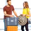 35L Shoulder Travel Duffle Bag Folding Carry On Overnight Weekender Bag with Luggage Sleeve Waterproof Expandable Gym Tote Bag