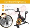 Stationary Bikes for Home Indoor Exercise Bike with LCD Monitor and Comfortable Seat Cushion for Home Gym Cardio Fitness Training