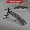 Adjustable Decline Sit Up Bench for Exercise for Home Gym