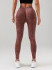 5 Pack V-Back Scrunch Butt Workout Leggings, Women Seamless Gym Yoga Leggings High Waist Active Yoga Pants, Yoga Leggings High Waist Active Yoga Pants